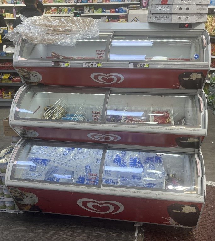 A Walls maxivision ice-cream freezer