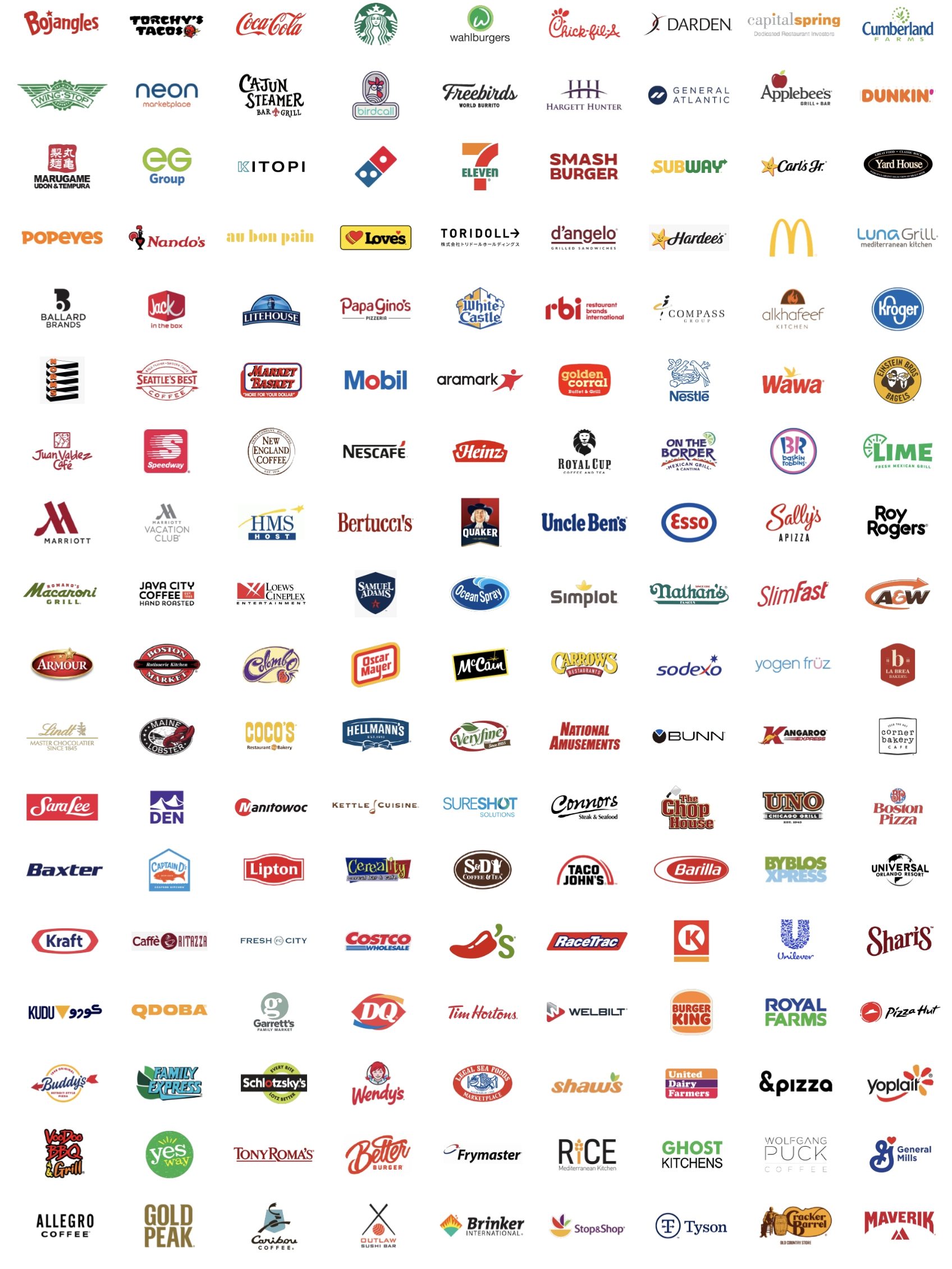 A selection of brands The Moseley Group works with